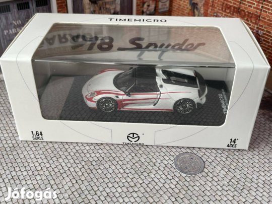 Time Micro Porsche 918 Spyder modellautó 1:64 méret