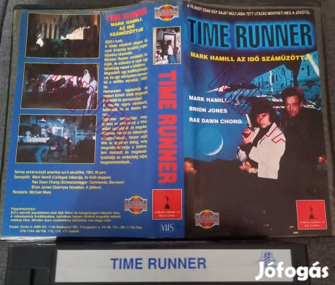 Time runner - Az idő száműzöttje - sci-fi vhs - nagytok