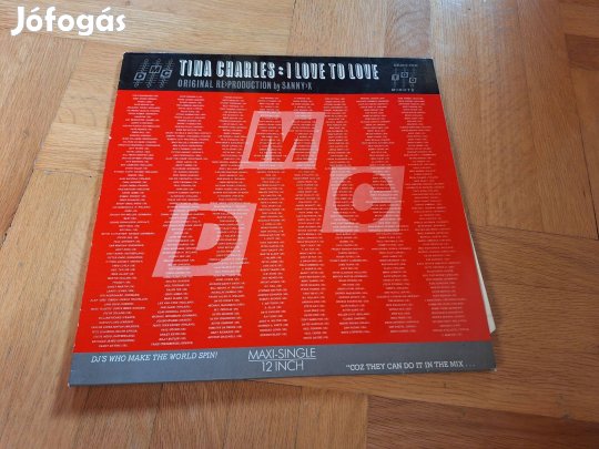 Tina Charles - I love to love maxi bakelit lemez LP
