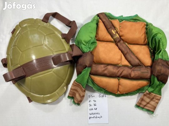 Tini ninja jelmez + páncél, tini nindzsa jelmez páncél G117
