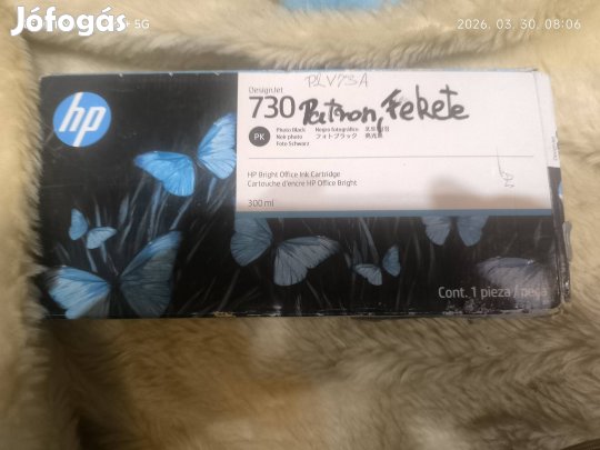 Tintapatron HP 730 (P2V73A) Photo Black (fotófekete) 