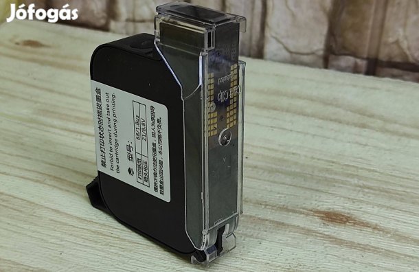 Tintasugaras nyomtató patron fekete szín, hordozható kézi nyomtatóhoz