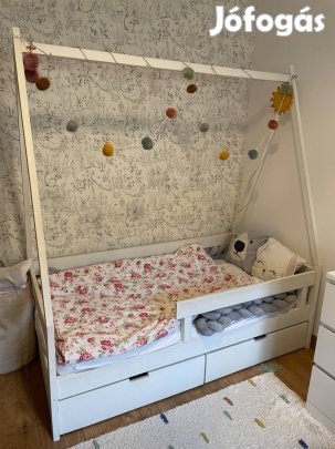 Tipi sátor gyerekágy/házikó gyerekágy