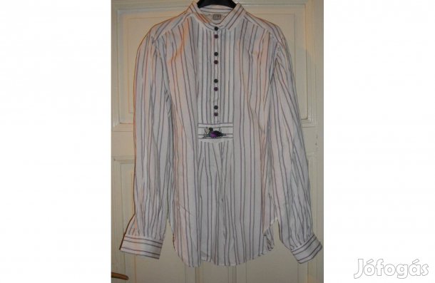 Tiroli, csíkos női blúz, felső ( 38-as )