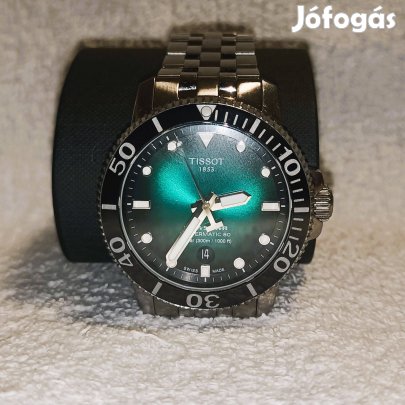 Tissot Seastar 1000 Powermatic 80 (Zöld) Full Set