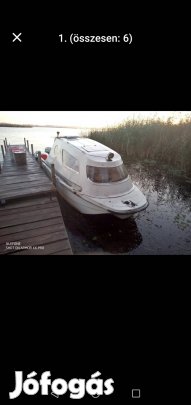 Tisza Fishing boat kabinos csónak 