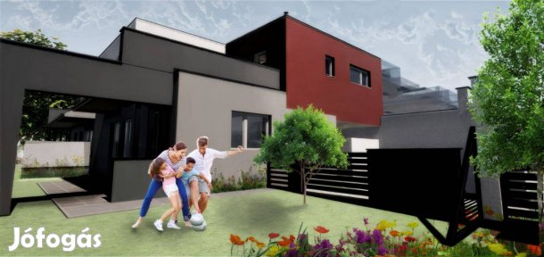 Tiszaújvárosban a Ligetend zárt lakóparkban, új építésű házak eladók!