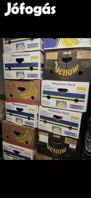 Tiszta bananos dobozok