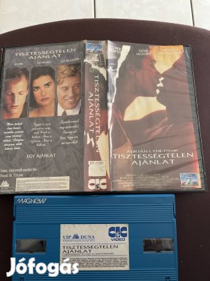 Tisztességtelen ajánlat vhs kistok thriller.  