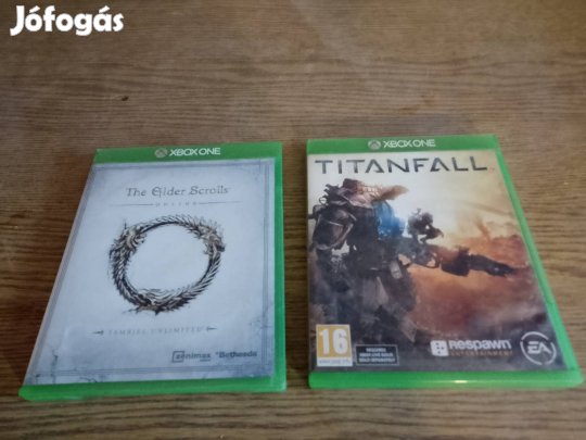 Titanfall és Elder scrolls Xbox One karcmentes játékok