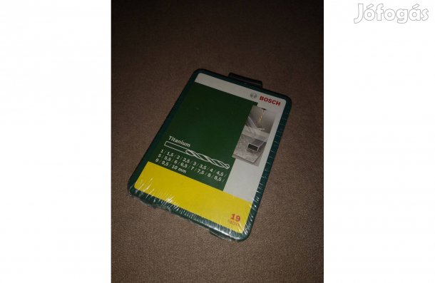 Titánium fém fúrószár Bosch 19 részes