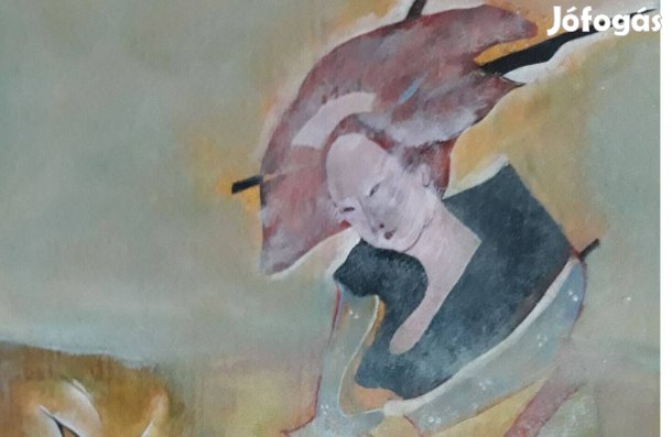 Titok, vágy, sejtelem. Különleges hangulatú festmény