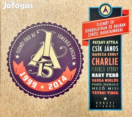 Tizenöt év gondolatban és dalban - zenész barátainkkal - CD - 15 éves