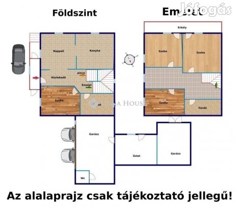 Tóalmási eladó 223 nm-es ház