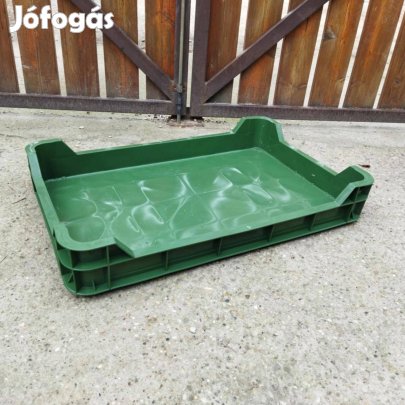 Több Új erős M5 műanyag teli láda tároló zöldséges gyümölcs eper málna