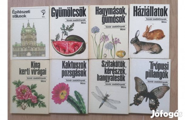 Több kötet Búvár zsebkönyv eladó!