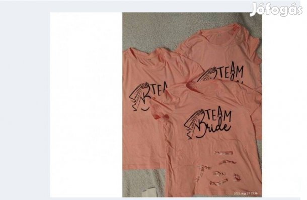 Több új lánybúcsú póló eladó S - L