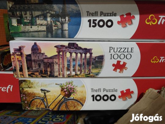Többfajta puzzle 1500Ft/db
