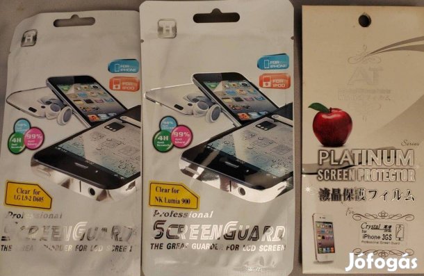 Többféle Kijelzővédő telefonra