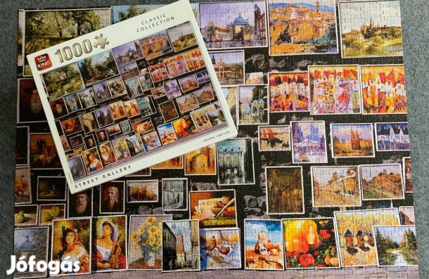 Többféle jó minőségű és hiánytalan 1000 db-os puzzle eladó
