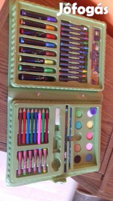 Többfunkciós iskolai író, festő, rajz, szinező készlet 51db-os