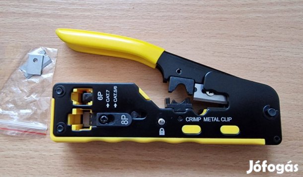 Többfunkciós krimpelő szerszám CAT5 CAT6 CAT7 RJ45 EZ Rj11 R12 RJ45
