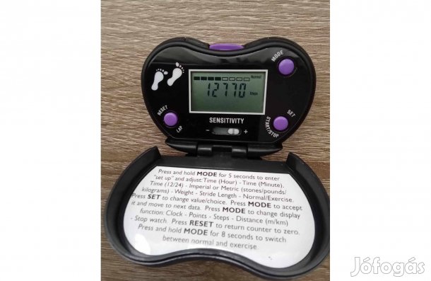 Többfunkciós lépésszámláló kapcsos eladó!