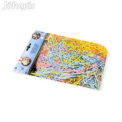 Többszínű papír dekoratív fű ajándékdoboz és kosár töltelék 50g