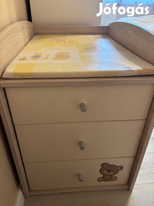 Todi Teddy kombi gyermekagy pelenkazoval 140x70 cm