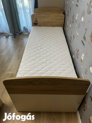 Todi Zoo kombi kiságy matracokkal és leesésgátlóval