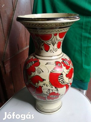 Tófalvi Ágoston hatalmas kerámia padlóváza 45cm