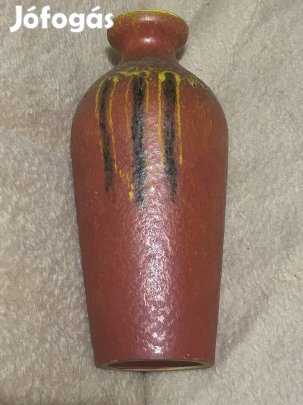 Tófej kerámia váza