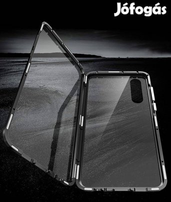 Tok Huawei P30 Pro Mágneses 360° elől hátul üveg tok fekete