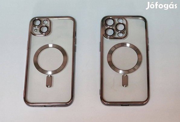 Tok Iphone 15, Plus, Pro, Pro Max átlátszó luxus tok, objektívvédelem