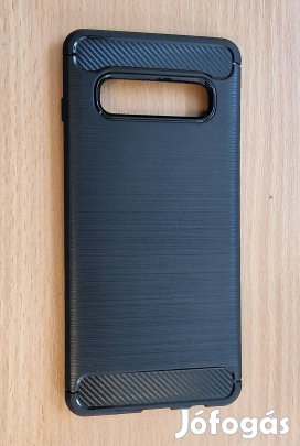 Tok Samsung Galaxy Note10 / Note 8 ütésálló armor karbon textúrás feke