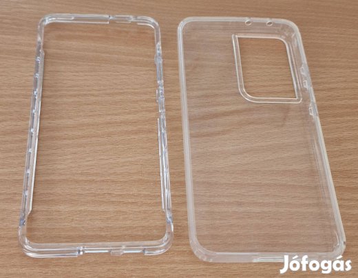 Tok Samsung Galaxy S21 Plus kétrészes szilikon átlátszó telefontok