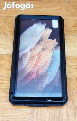 Tok Samsung Galaxy S22 Ultra 360 fokos fém kameravédős