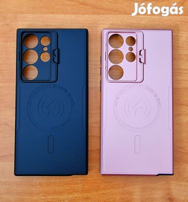 Tok Samsung Galaxy S23 Ultra Magsafe mágneses, kitámasztható Rosegold