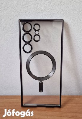 Tok Samsung Galaxy S23 Ultra / S23 luxus átlátszó tok objektívvédelem