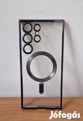 Tok Samsung Galaxy S23 Ultra / S23 luxus átlátszó tok objektívvédelem