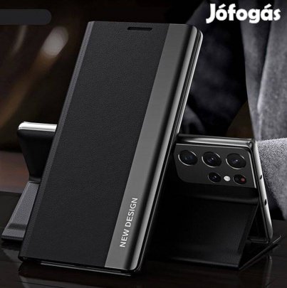 Tok Samsung Galaxy S23 Ultra vagy S22 Ultra Flip ütésálló Adsorption