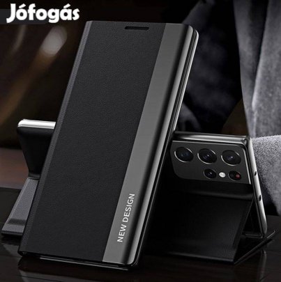 Tok Samsung Galaxy S23 Ultra vagy S22 Ultra Flip ütésálló Adsorption