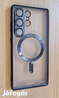 Tok Samsung Galaxy S25 Ultra luxus átlátszó tok objektívvédelem