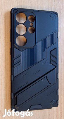 Tok, Samsung Galaxy S24 Ultra ütésálló kitámasztható Punk Armor tok