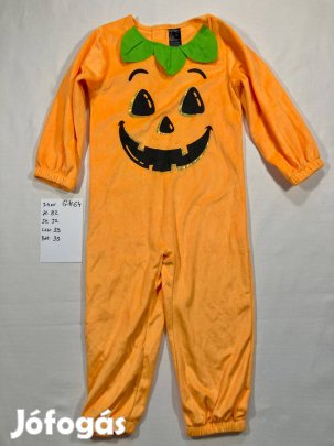 Tök jelmez, halloween jelmez 3-4 év GH64