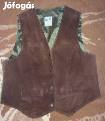 Tökéletes Állapotú Vera Pelle Velúr Mellény 1970-es Évekből