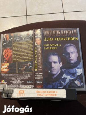 Tökéletes katona 2 újra fegyverben akció vhs. 