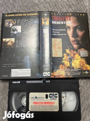 Tökéletes merénylet vhs kistok thriller. 