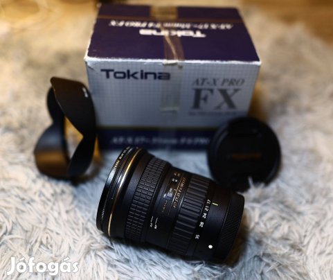 Tokina 17-35mm F4 pro. Canon EF bajonett,Full frame