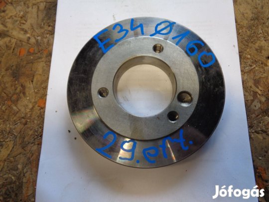 Tokmánytárcsa E3N esztergagép 160-as menesztő tárcsa tokmány hátlap